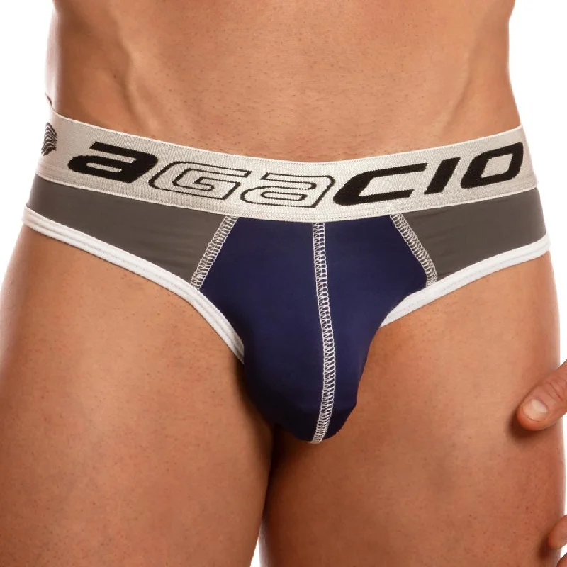 Men breathable boxer shorts-Agacio AGH035 Bi-Brief