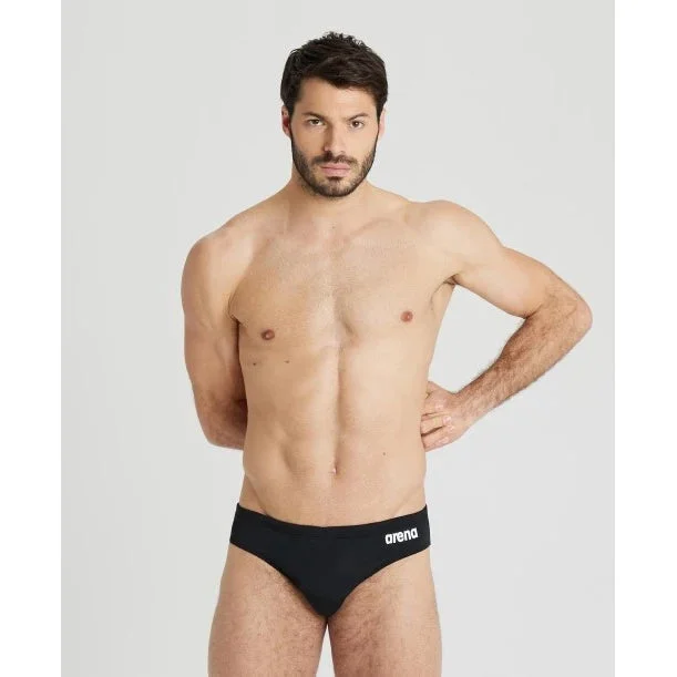 Men luxury cotton briefs-Arena Team Solid Brief