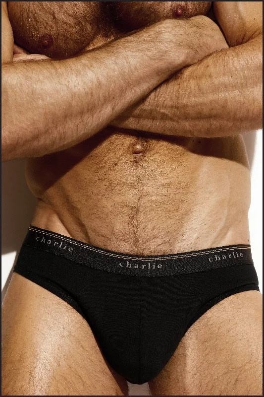 Comfortable boxer shorts with cotton lining-Classic Brief - LOGO