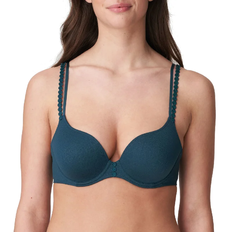 Comfortable boxer shorts for everyday wear-Marie Jo L'Aventure Tom Padded Heart Shape Bra - Empire Green