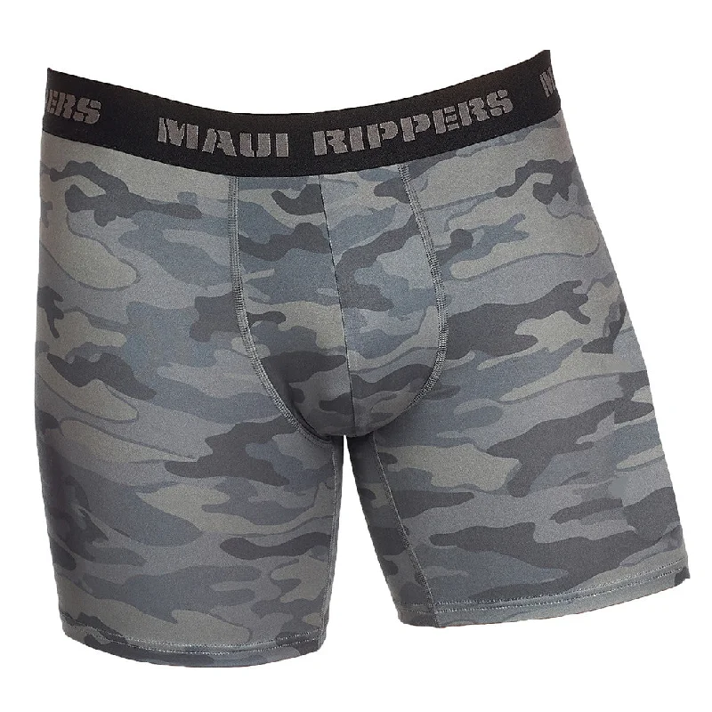 Men moisture-wicking boxer trunks-Men's Premium Underwear Boxer Briefs - Camo