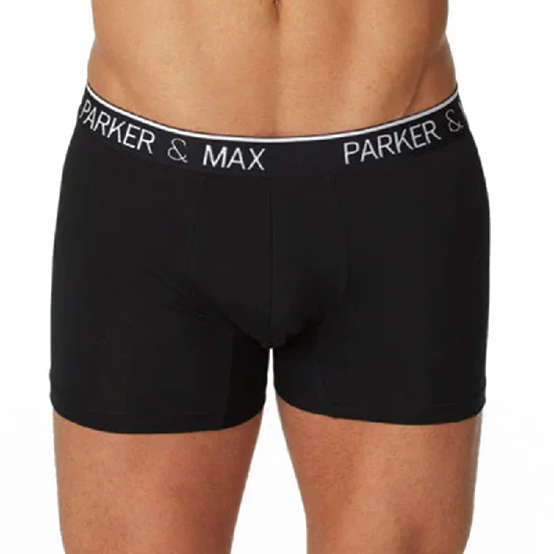 Men boxer briefs for winter-Parker & Max PMFPCS-BB1  Classic Cotton Stretch Boxer Brief