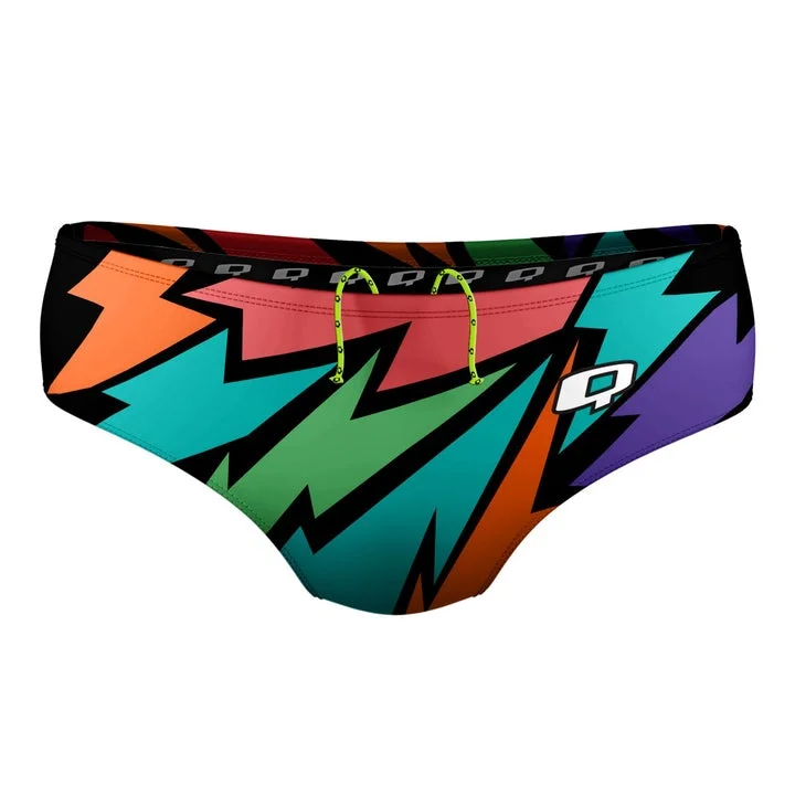 Men sports boxer briefs-Q Swimwear Double Strike Brief