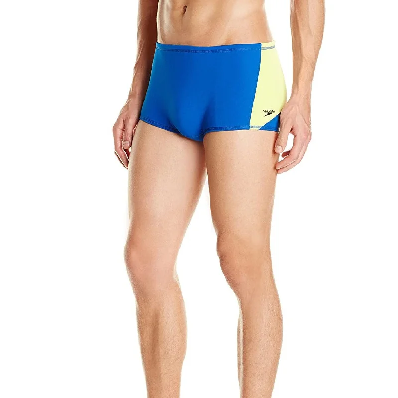 Men tagless boxer briefs-Speedo Men's Color Block Endurance Drag Brief